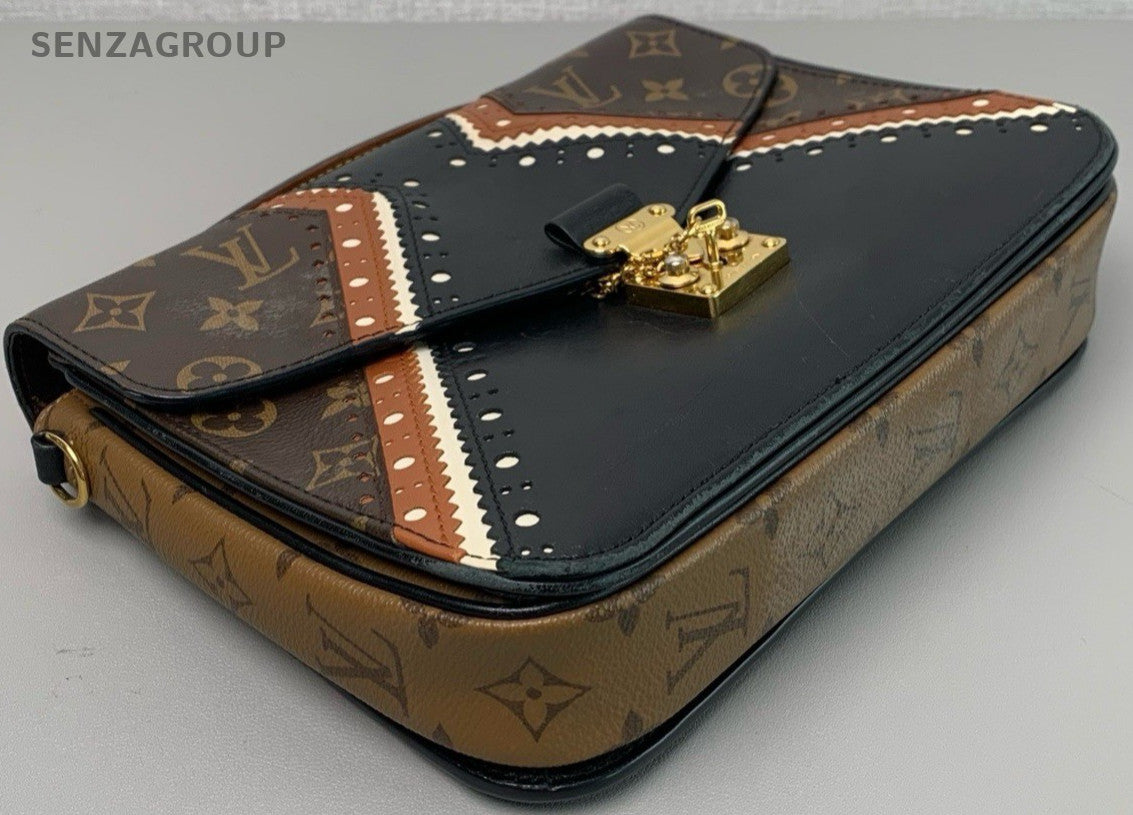 Louis Vuitton Monogram POCHETTE MÉTIS Limited Edition Brogue Shoulder Bag