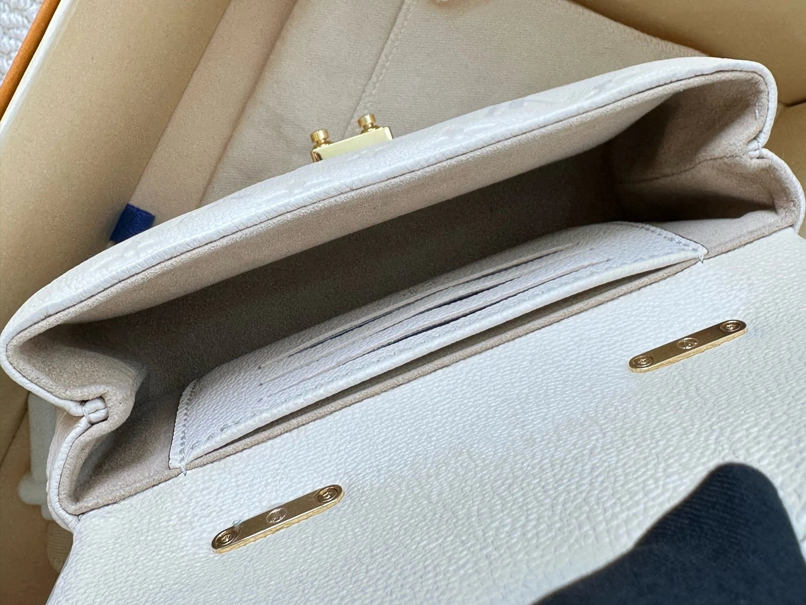 Louis Vuitton White Madeleine Nano Crossbody Bag For Women