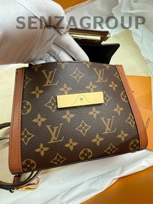 Louis Vuitton Daphne Monogram Handbag Shoulder Bag Brown Women