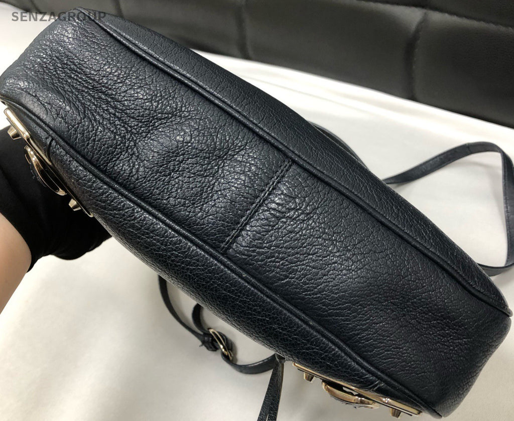 Balenciaga Smell 2Way Shoulder Bag Crossbody Blue Used Women Classic