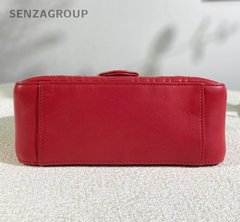 GUCCI Handbag Shoulder Crossbody bag Woman Marmont Red