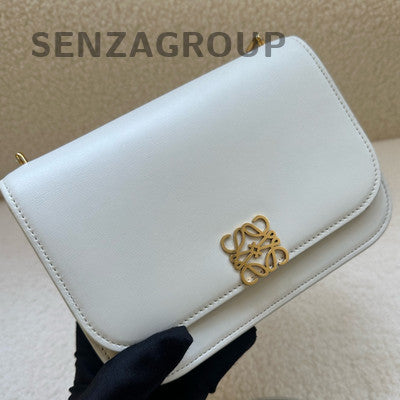 Loewe Goya White Gold Shoulder Bag - Fashion Women's Handbag