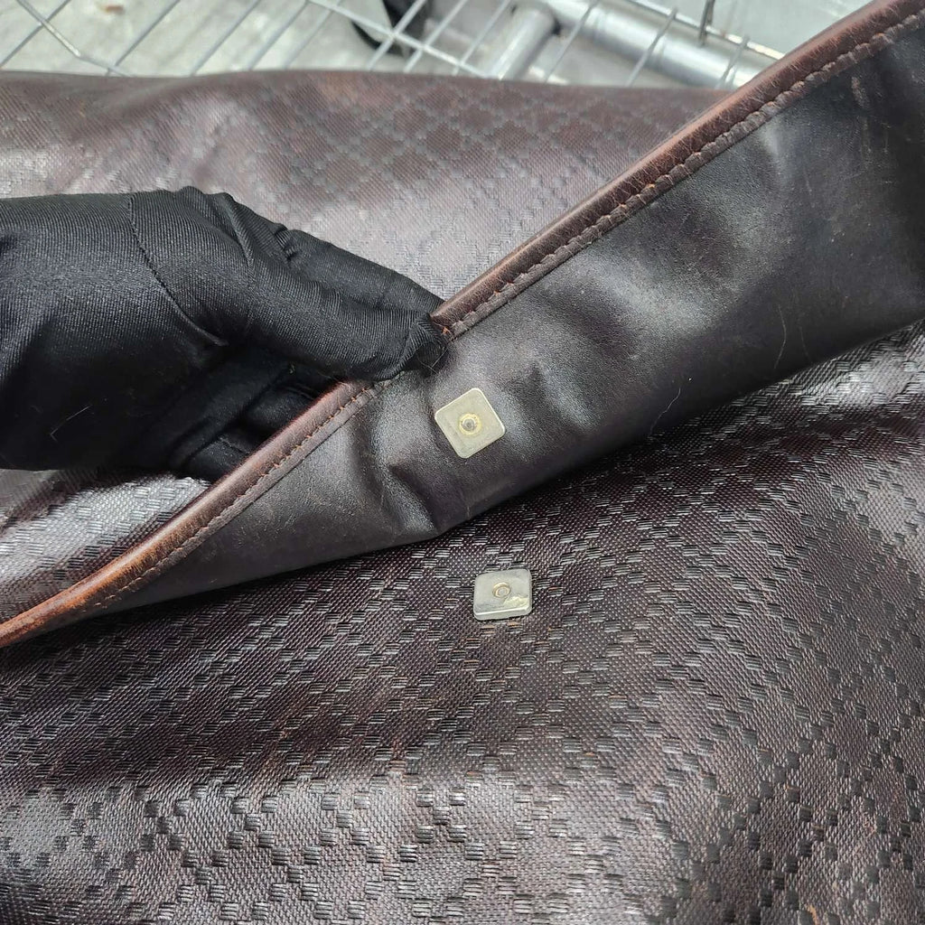 Gucci Brown Flap Shoulder Crossbody Messenger Bag For Women