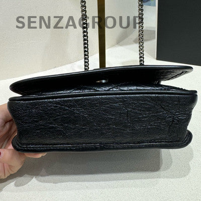 Saint Laurent Niki Mini WOC Black Leather Crossbody Bag - Excellent Condition