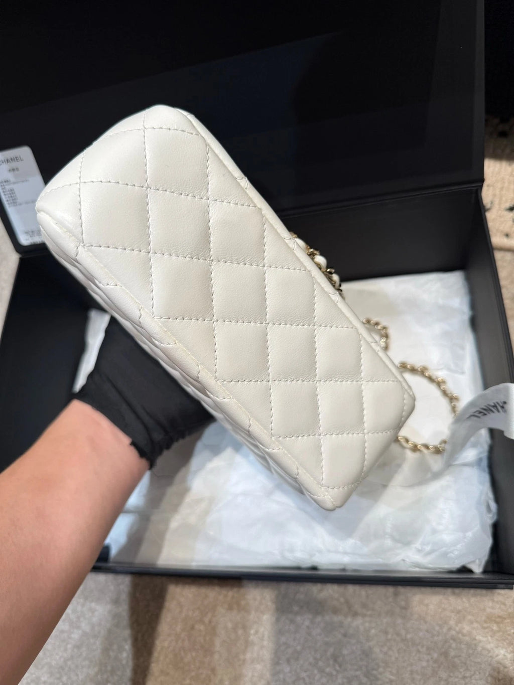 CHANEL Crystal Handle CF Shoulder Handbag For Women