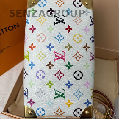 Louis Vuitton Monogram Multicolor Speedy Bag Gold Hardware Women's Fashion