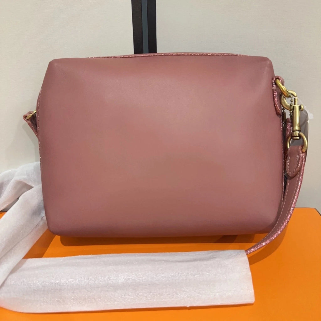 Coach Smooth Leather Small Camera Crossbody Shoulder Bag Women