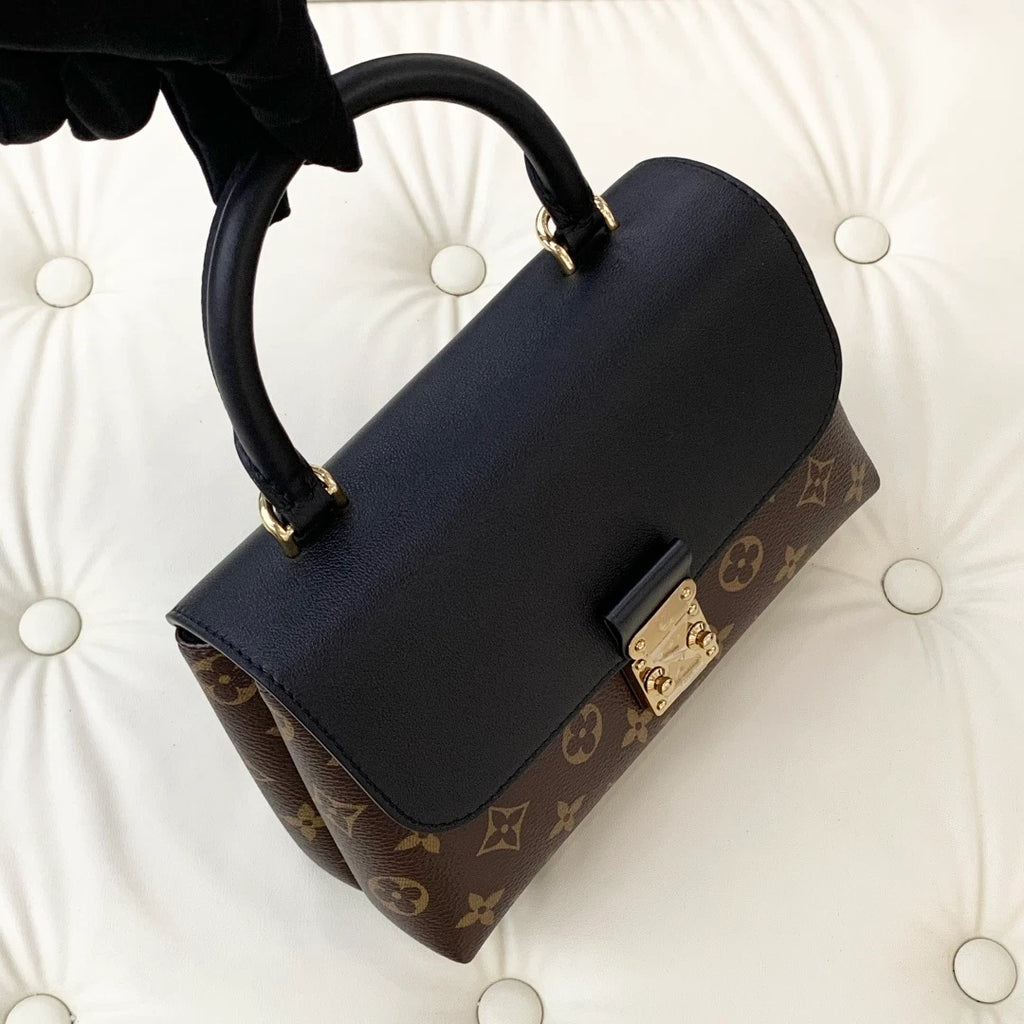 Louis Vuitton Madeleine BB Monogram Top Handle Crossbody Bag Brown Women S