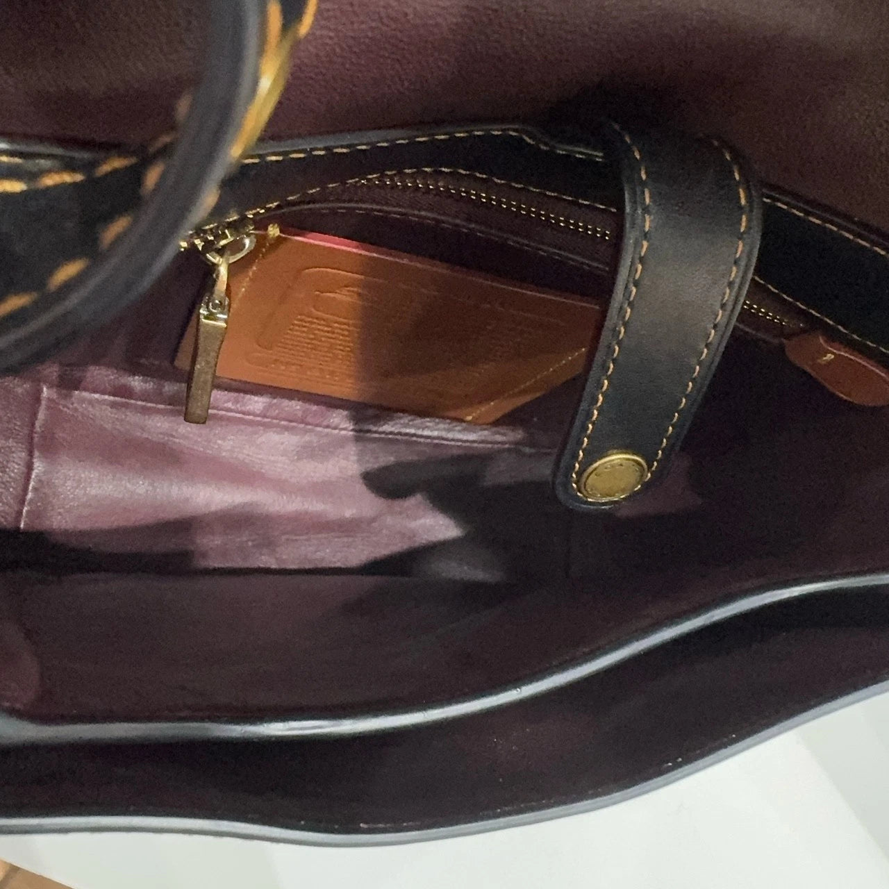 Coach Genuine Leather Camellia Limited Saddle Shoulder Crossbody Bag For Women