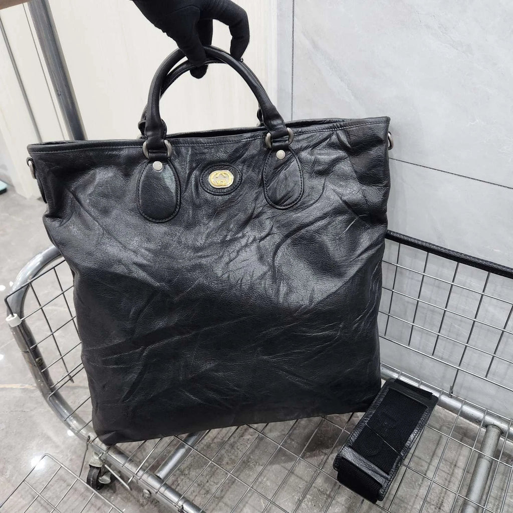 Gucci Black Tote Handbag Shoulder Crossbody For Women