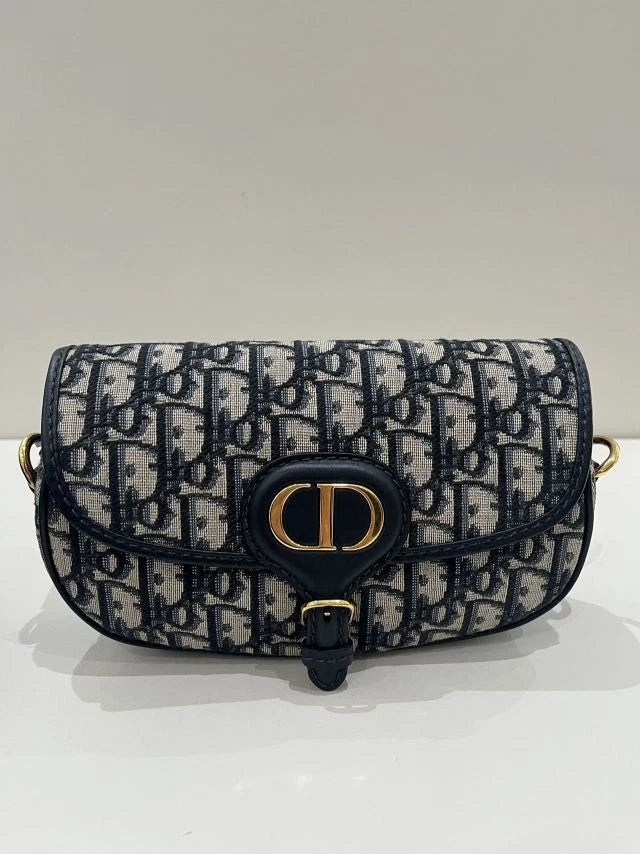 Dior Bobby Monogram Canvas Shoulder Bag For Women