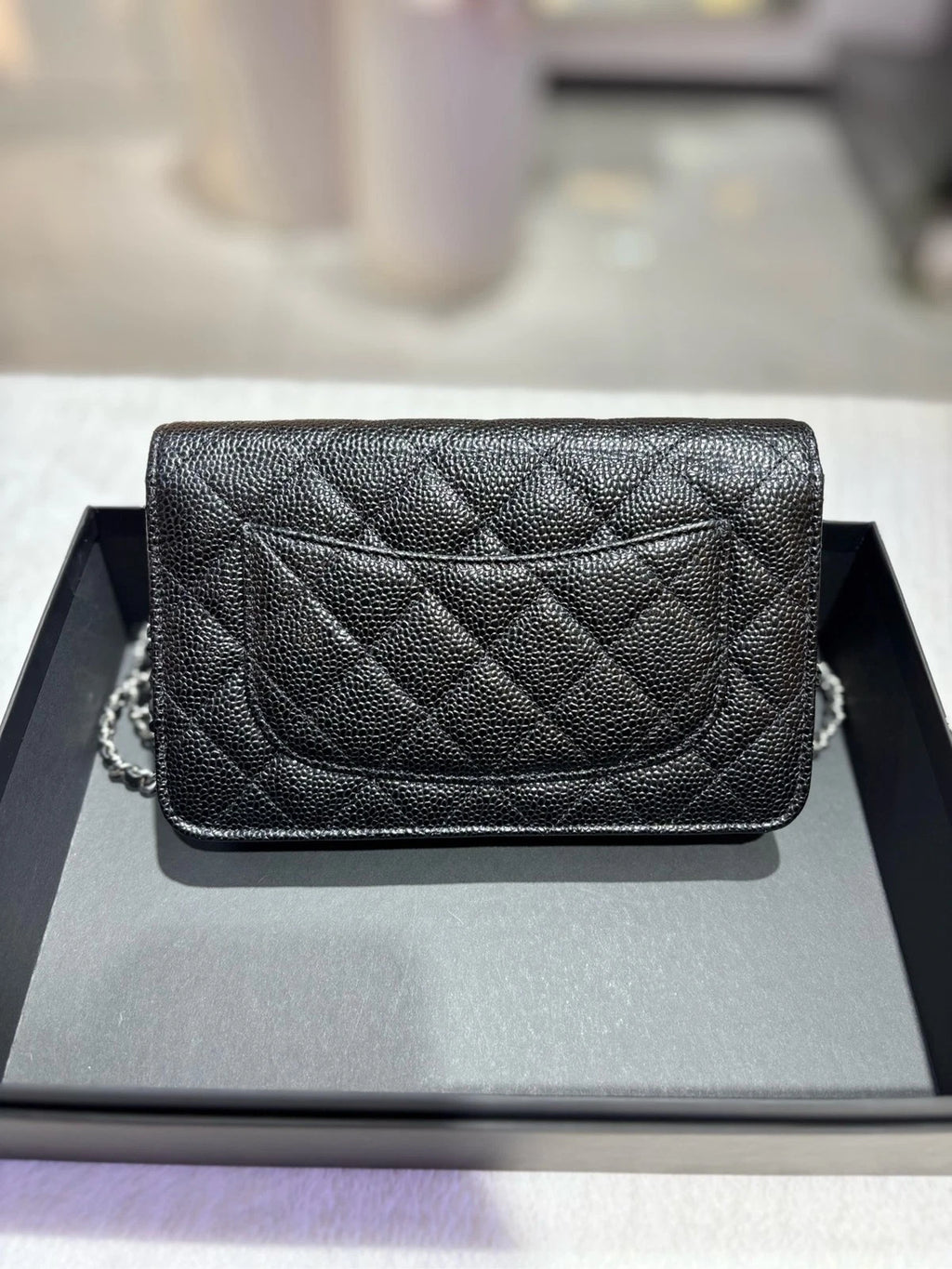 CHANEL Black WOC Crossbody Bag For Women