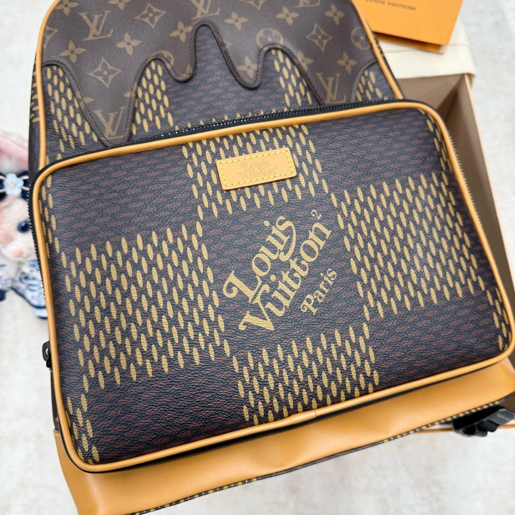 New Louis Vuitton x Nigo Campus Canvas Backpack For Women
