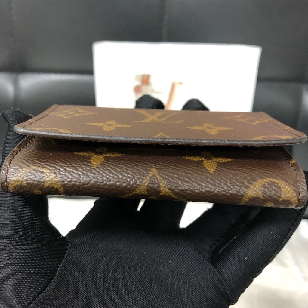 Louis Vuitton Monogram Canvas Card Holder Coin Purse Excellent