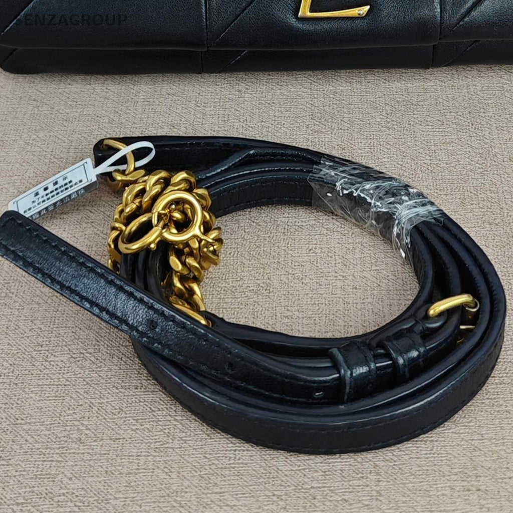 Saint Laurent Jamie Black Gold Lambskin Chain Shoulder Crossbody Bag Classic