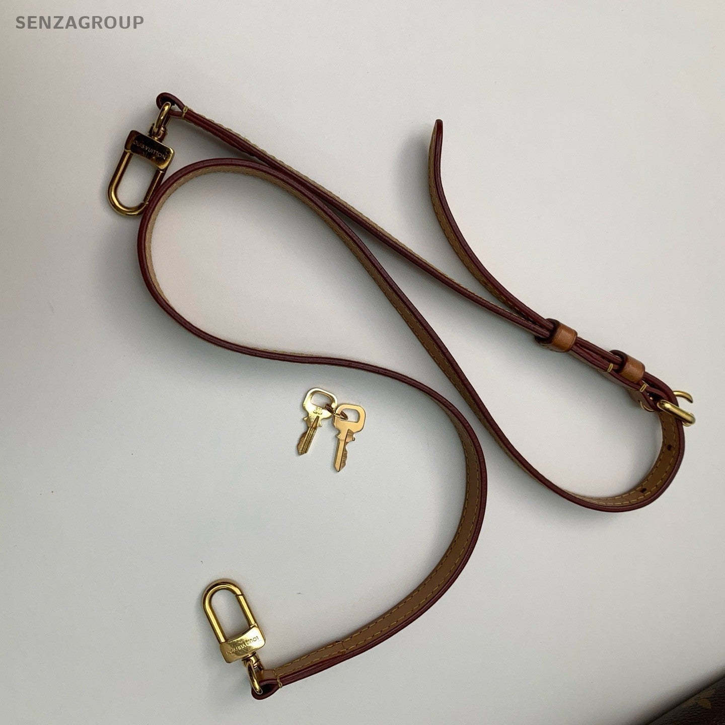 Louis Vuitton Monogram Top Handle Shoulder Crossbody Bag Brown Women