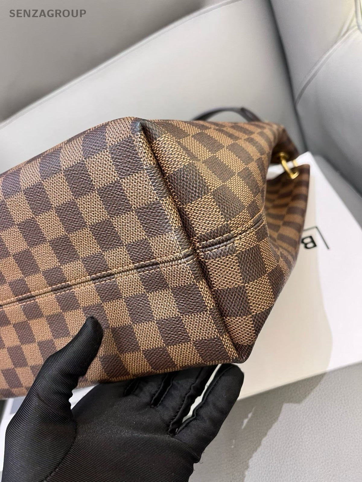 Louis Vuitton Graceful MM Damier Ebene Shoulder bag Brown Women Classic