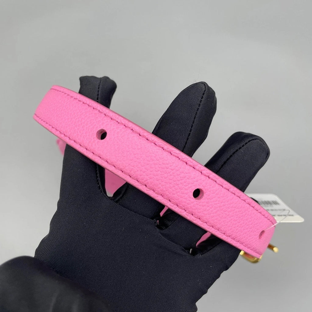 Louis Vuitton Pink Leather Shoulder Bag For Women
