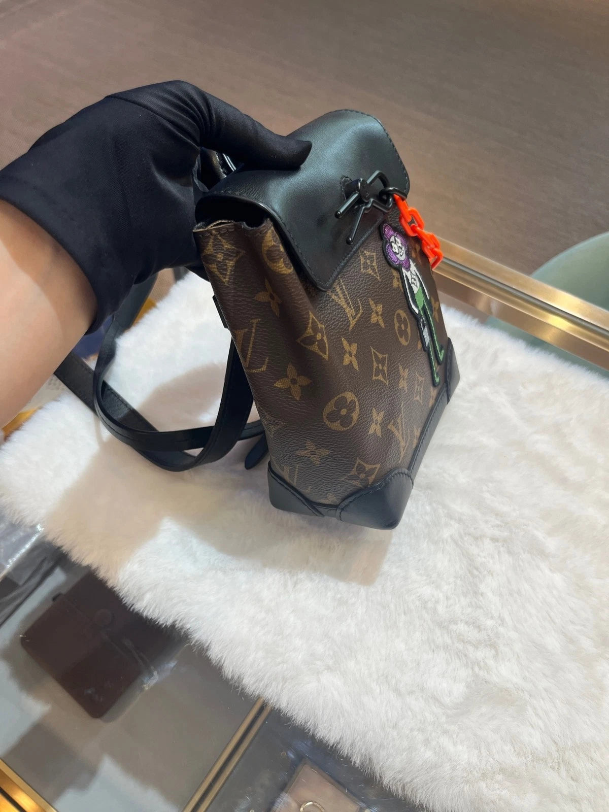 Louis Vuitton Steamer XS Nano Monogram Canvas Crossbody Shoulder Bag