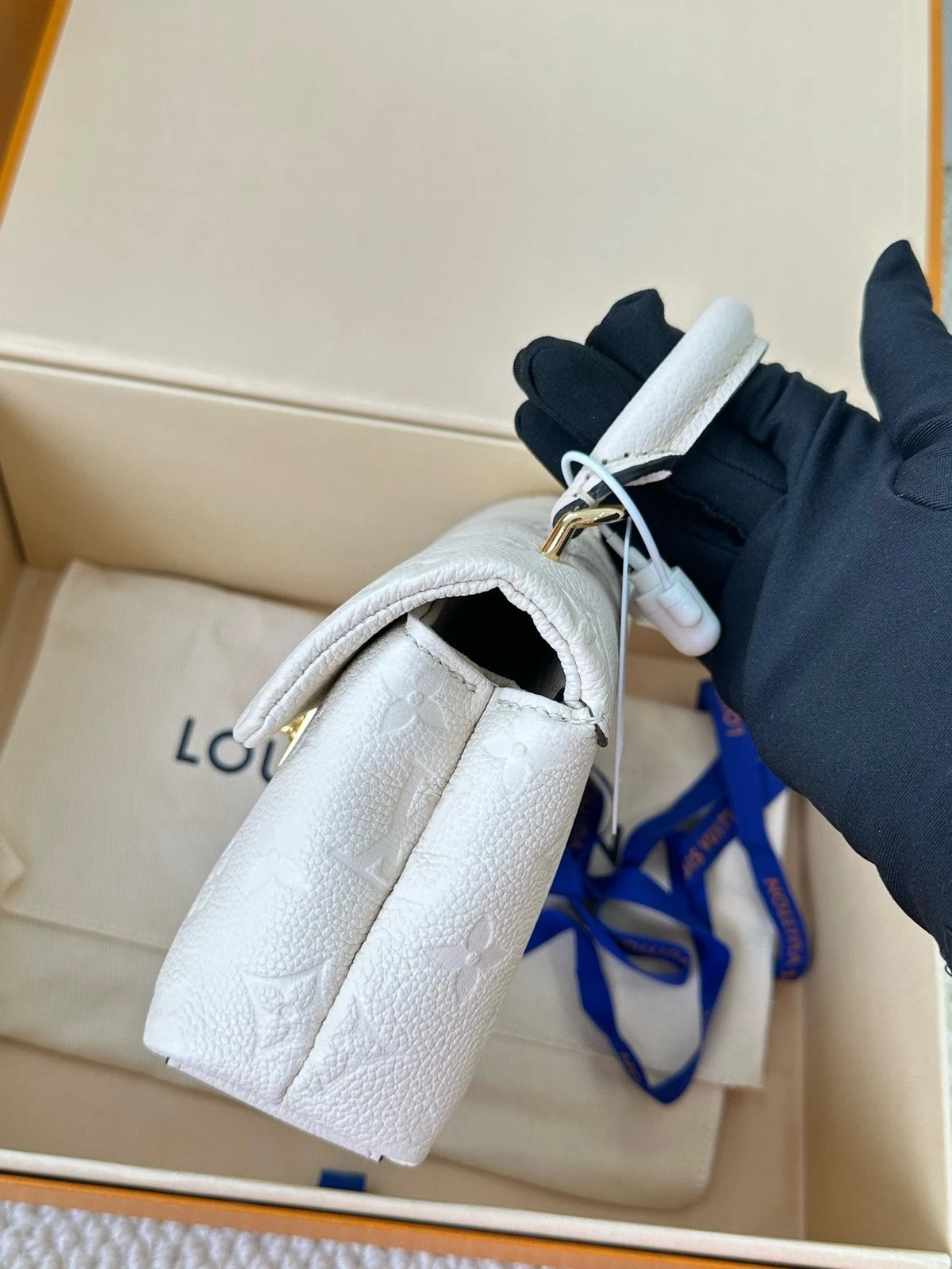 Louis Vuitton White Madeleine Nano Crossbody Bag For Women