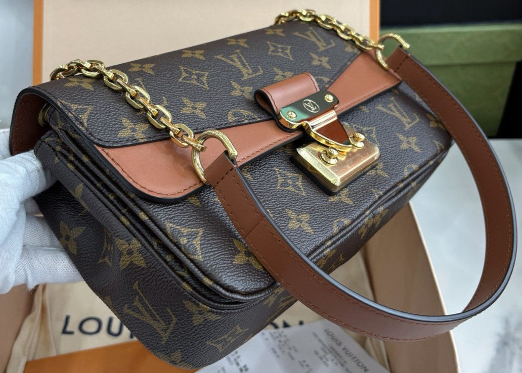 Louis Vuitton Marceau Monogram Chain Strap Shoulder bag Cross body Women