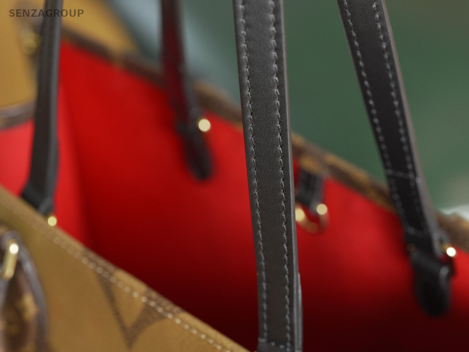 LOUIS VUITTON Monogram ONTHEGO MM Hand Bag Brown M45321 Chip Version
