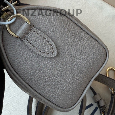 Louis Vuitton Speedy Nano Monogram Grey Gold Handbag Women Classic