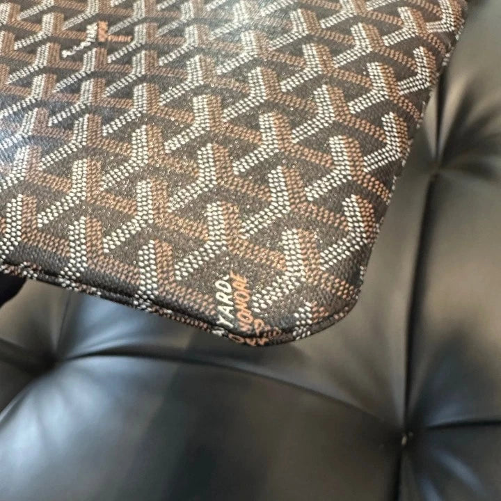 Goyard Poitiers Mini Tote Top Handle Bag Black Classic Women D