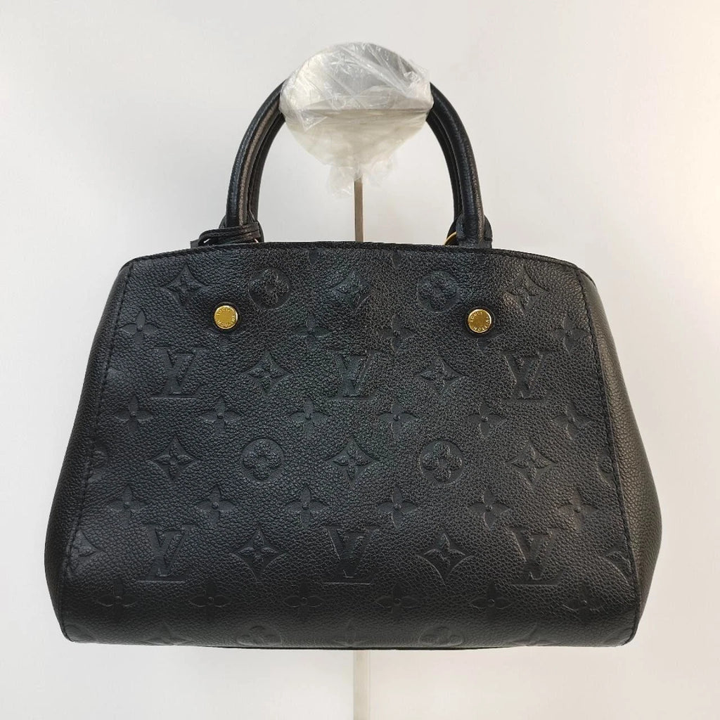 SJ0001 LV Louis Vuitton Montaigne BB Empreinte Black [Z]