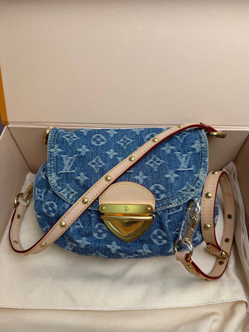 Louis Vuitton Sunset Monogram Denim Shoulder Bag