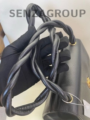 Chanel Vintage Black Gold Kelly Backpack Classic Women's Bag