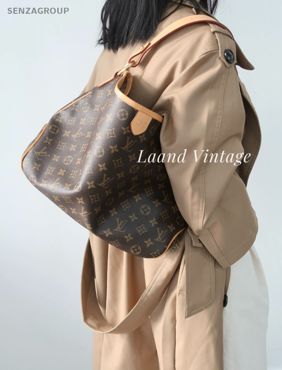 Louis Vuitton Vintage Delightful HoboMonogram Shoulder bag Brown Women Classic