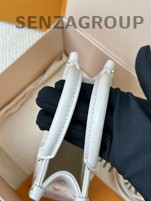 Louis Vuitton OnTheGo BB Strawberry White Tote Bag Women Classic