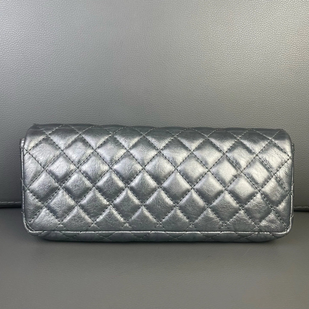 Chanel 2.55 Pearl Leather Baguette Shoulder Underarm Bag For Women
