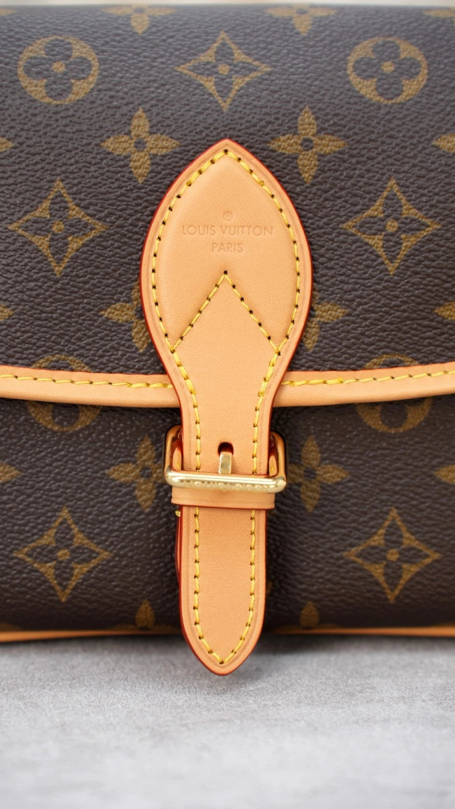 Louis Vuitton Diane Monogram Shoulder Bag Crossbody Excellent