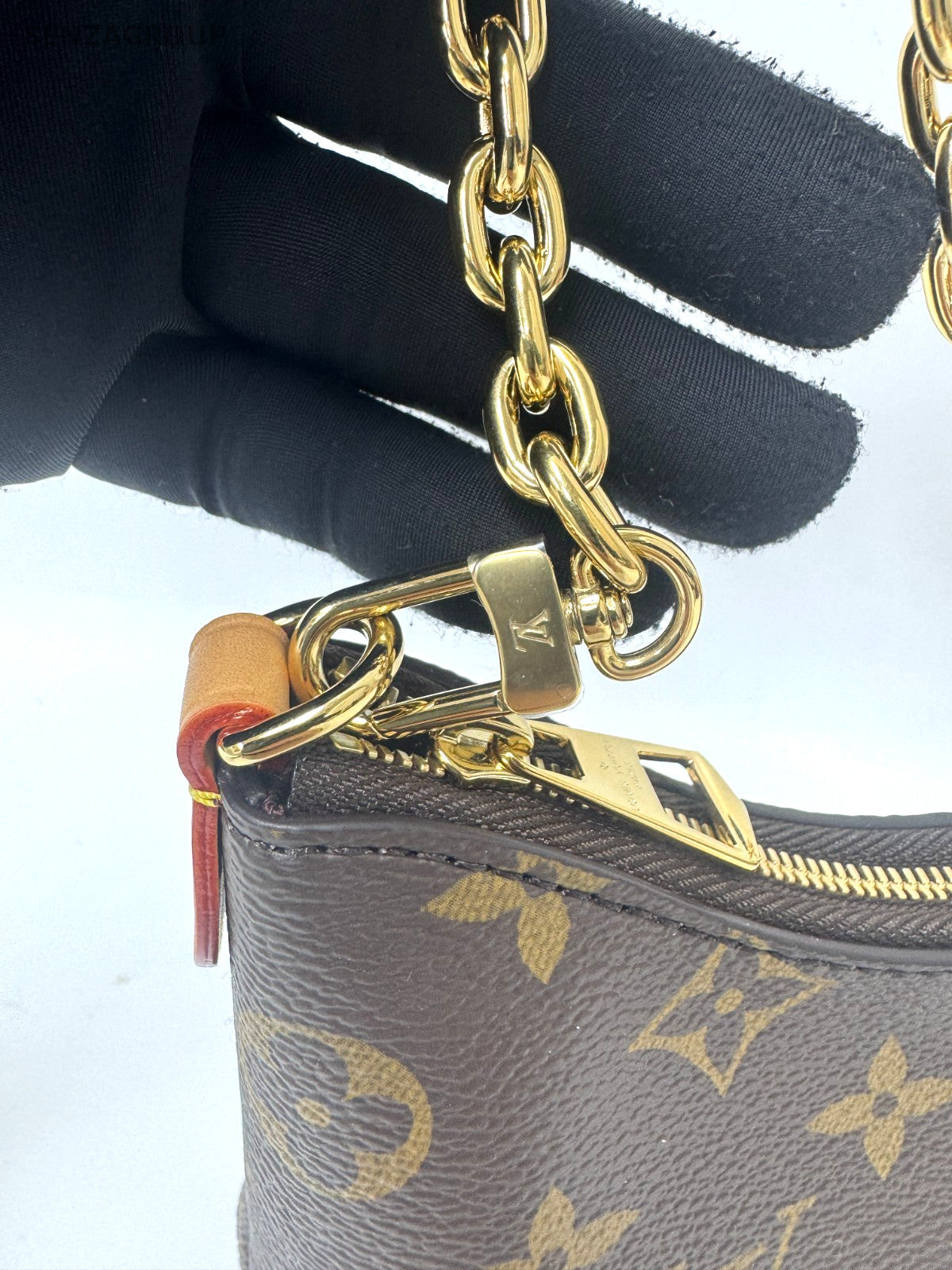 Louis Vuitton Monogram Nano Boulogne Chain 2way Shoulder bag Almost Brand NEW