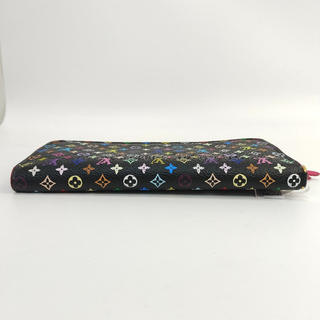 SJ0001 Louis Vuitton black multicolor wallet
