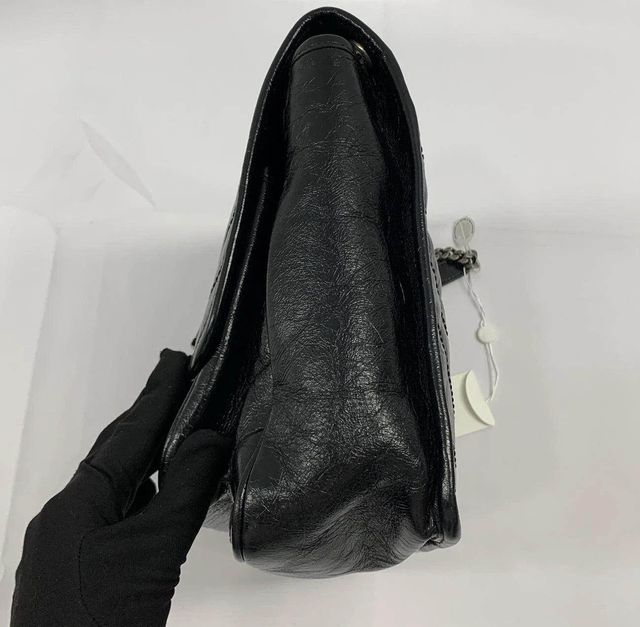 Saint Laurent Logo Leather Shoulder Bag For Women