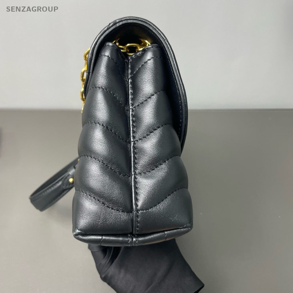 Louis Vuitton New Wave Clafskin Chain Shoulder bag Black Gold Women