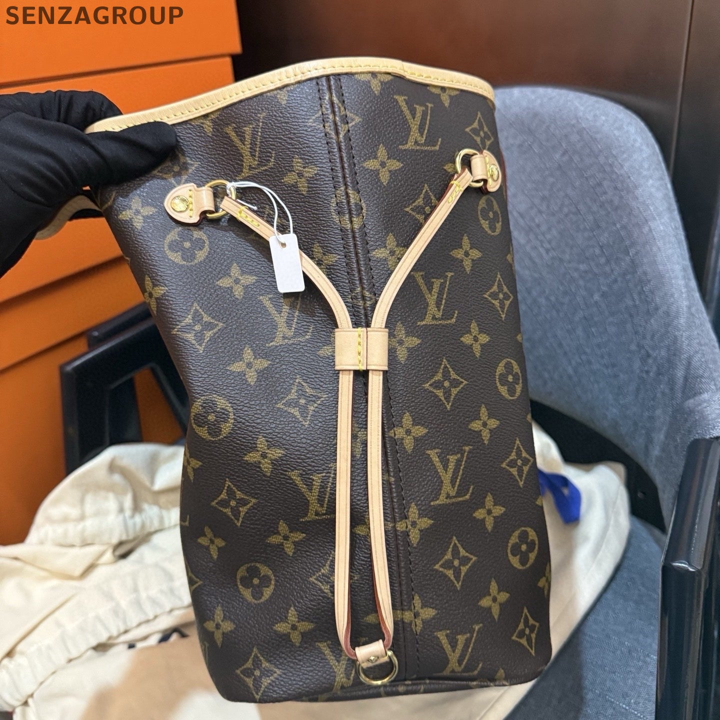 Louis Vuitton Neverfull MM Monogram Tote Bag Classic Women's Shoulder Bag