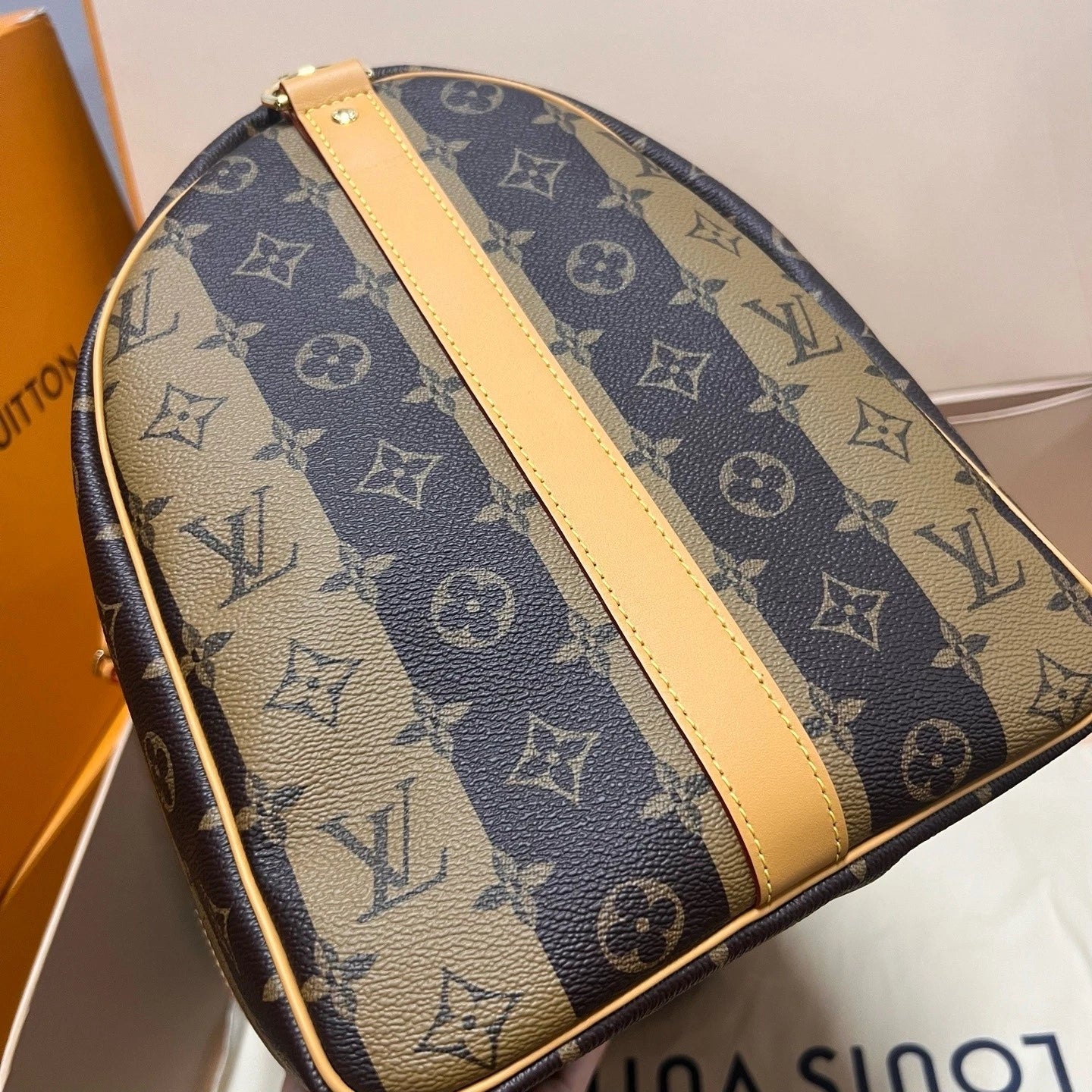 Louis Vuitton x NIGO Keepall50 Canvas Handbag For Women