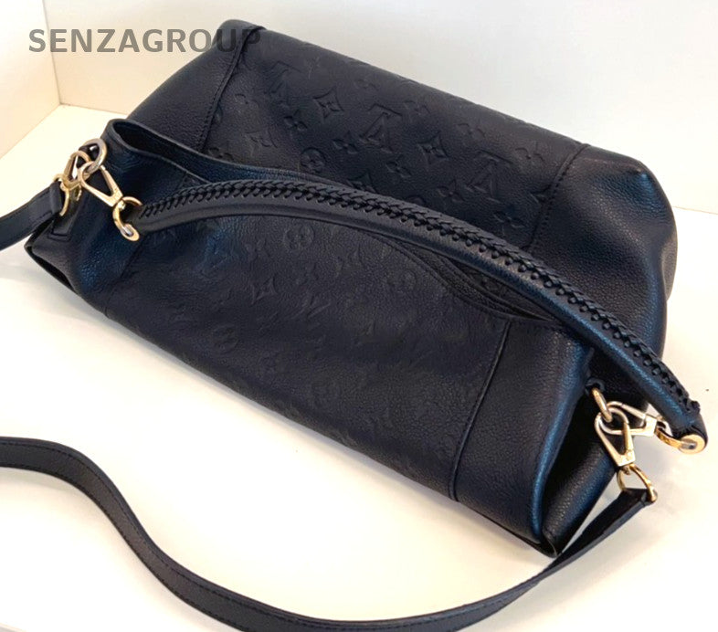 Louis Vuitton Melie Hobo Monogram Empreinte 2WAY Shoulder Handbag Black Gold