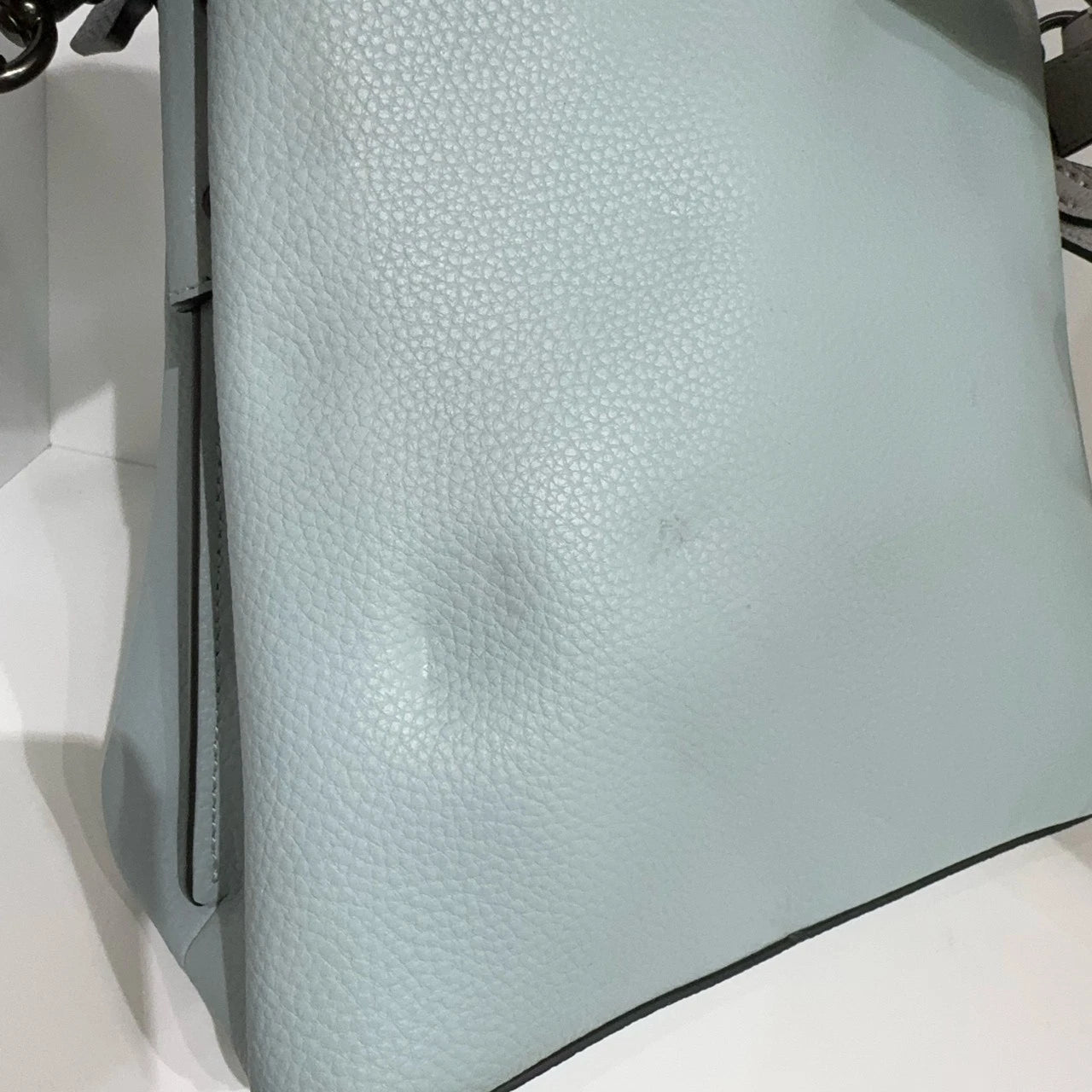 Coach Leather Solid Color Bucket Shoulder Crossbody Handbag For Women