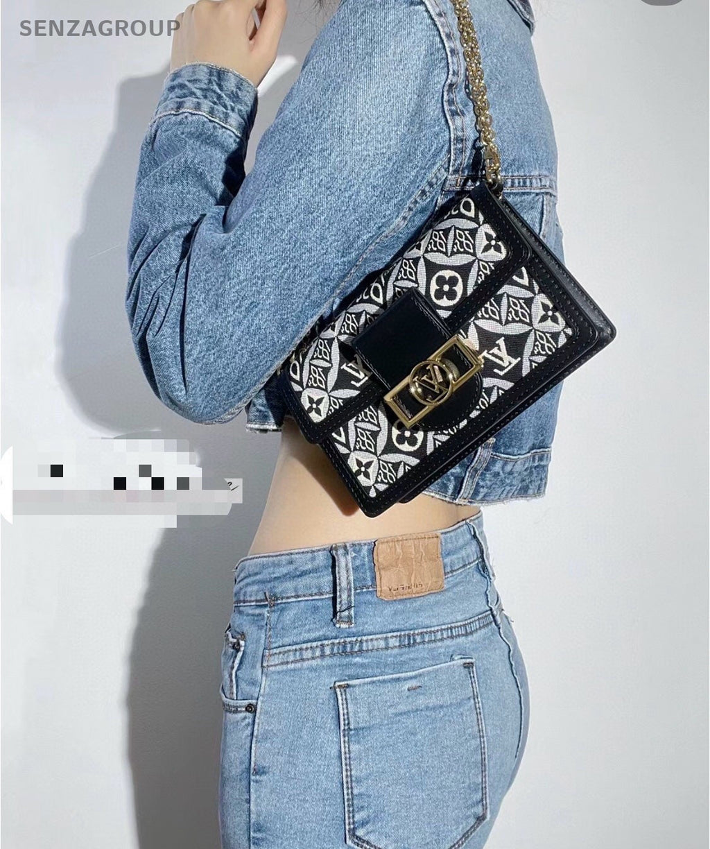 Louis Vuitton Dauphine woc 1854 Limited Edition Chain Shoulder bag Women Black