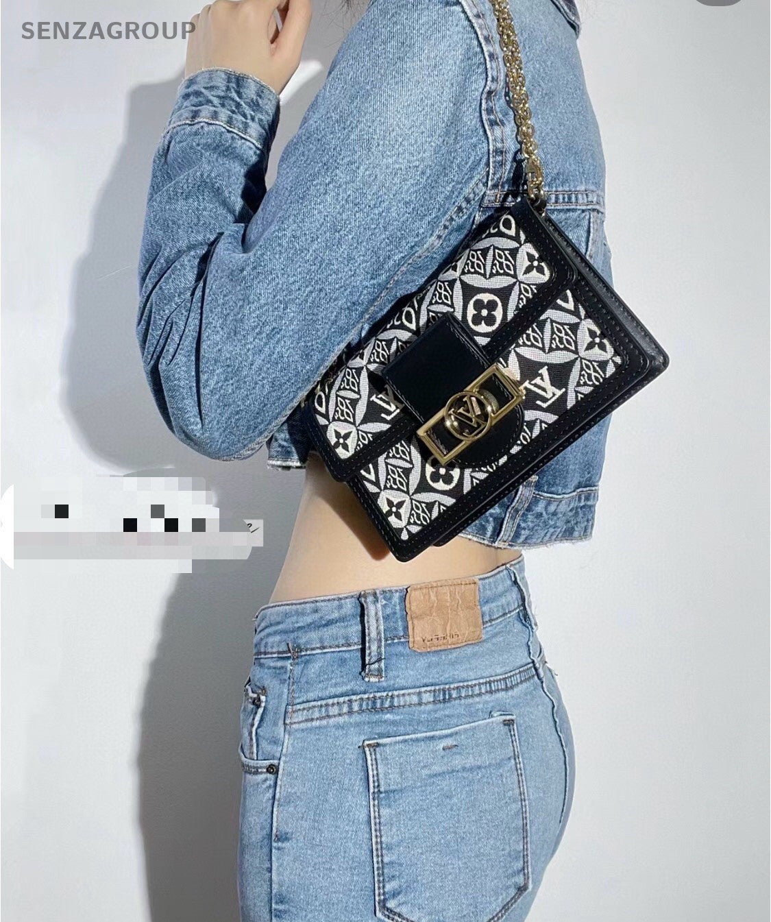 Louis Vuitton Dauphine woc 1854 Limited Edition Chain Shoulder bag Women Black