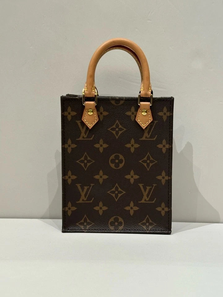 Louis Vuitton Plat Mini Canvas Tote Bag For Women