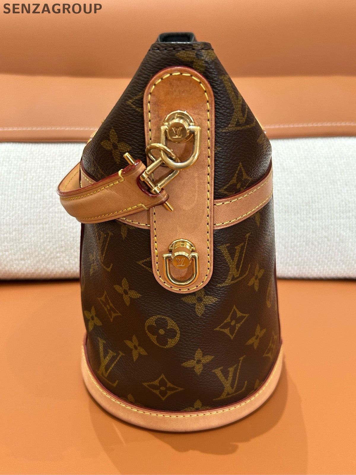 Louis Vuitton Monogram French Fries Bag Brown Handbag Crossbody Women