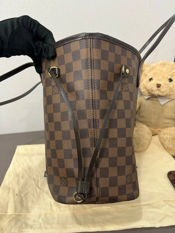 Louis Vuitton Damier Medium Neverfull Tote Bag For Women