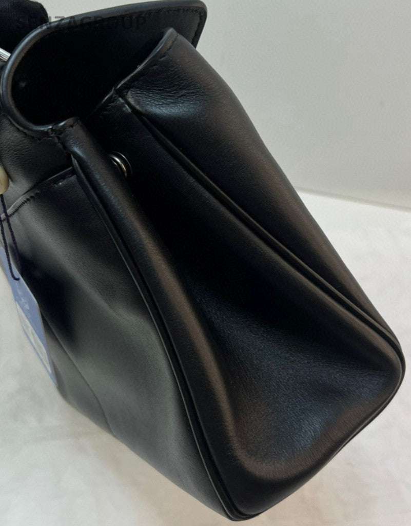 Balenciaga Rodeo Mini Top Handle Bag Crossbody Black Silver Women Vintage