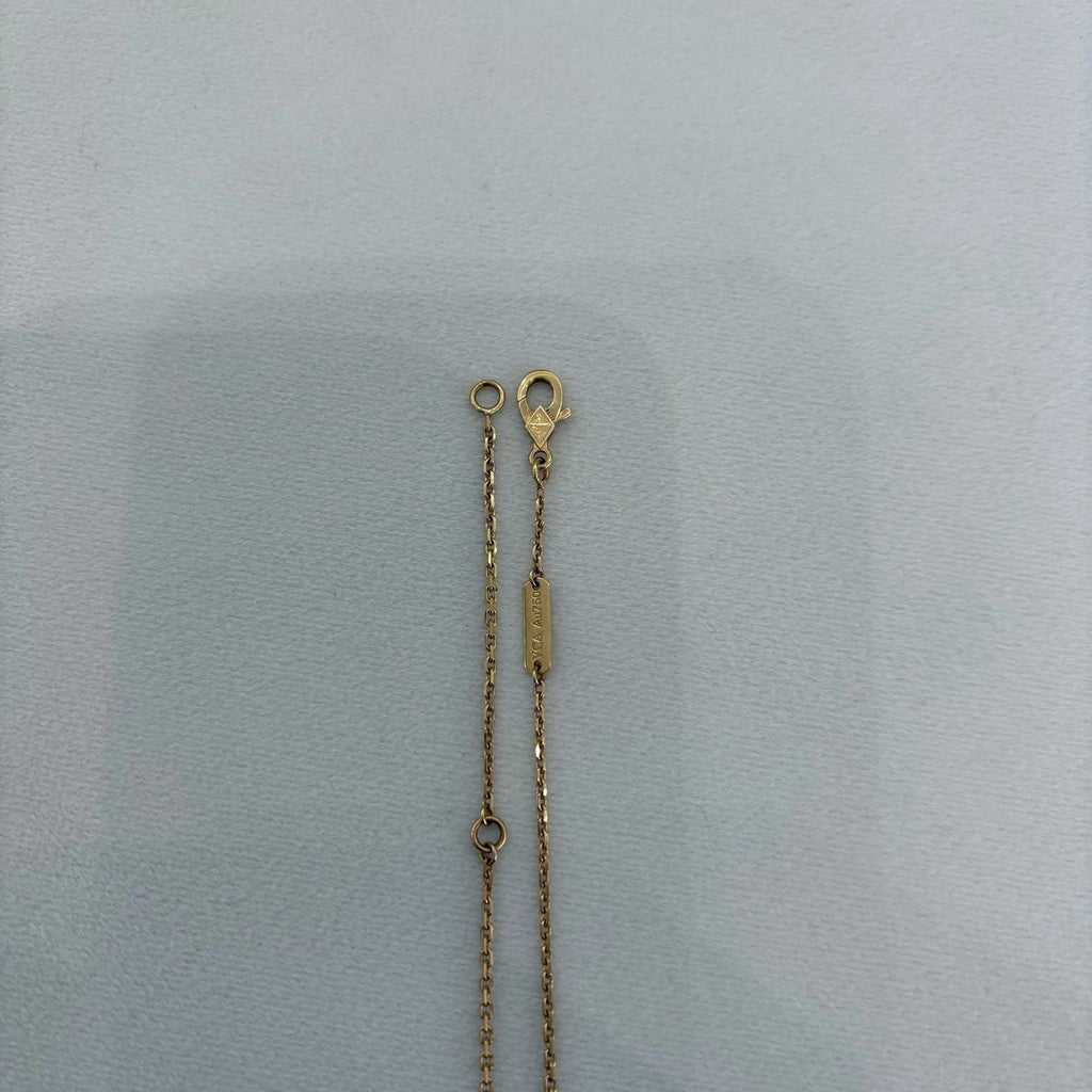 Van Cleef &amp; Arpels Vintage Alhambra Necklace Pendant Mother of Pearl 18K Gold